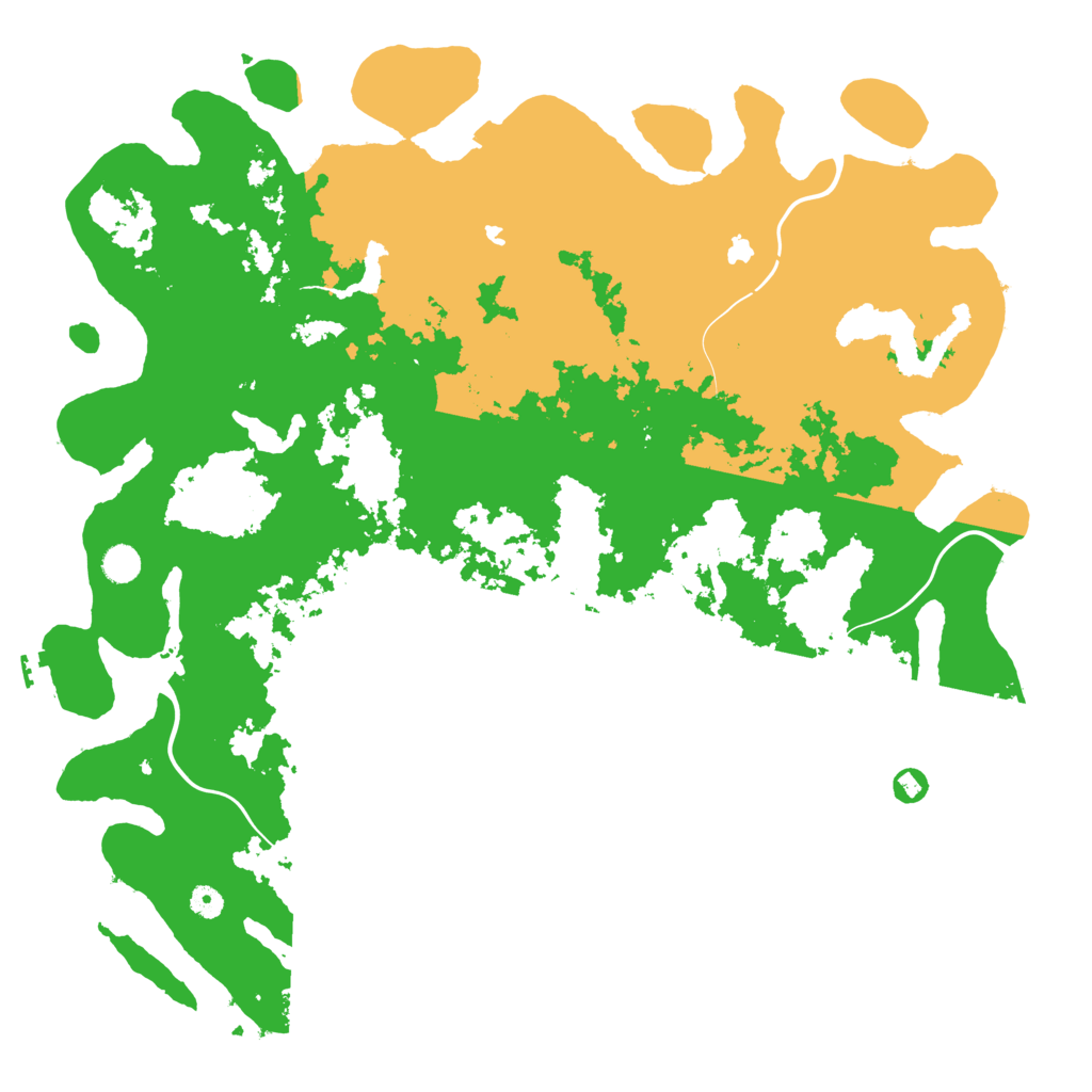 Biome Rust Map: Procedural Map, Size: 5000, Seed: 231530