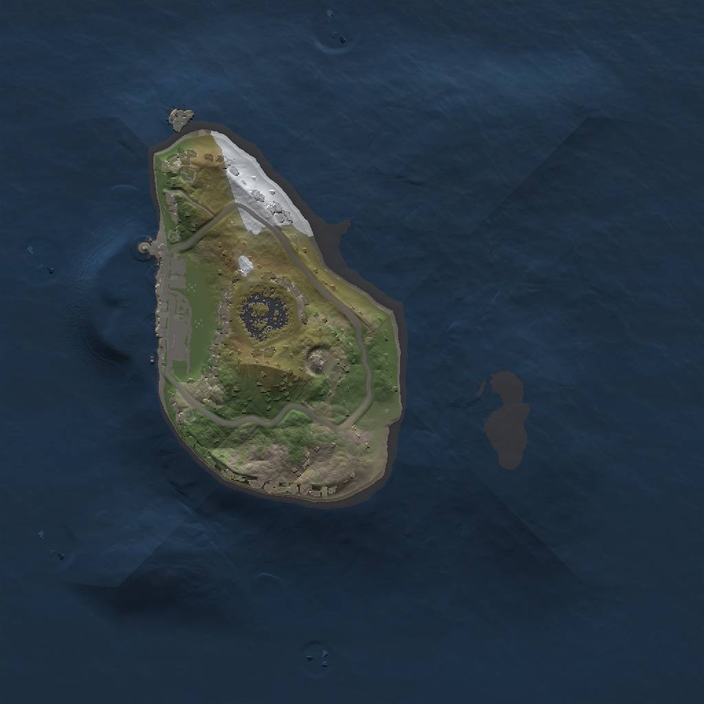 Rust Map: Procedural Map, Size: 1500, Seed: 1095055126, 5 Monuments