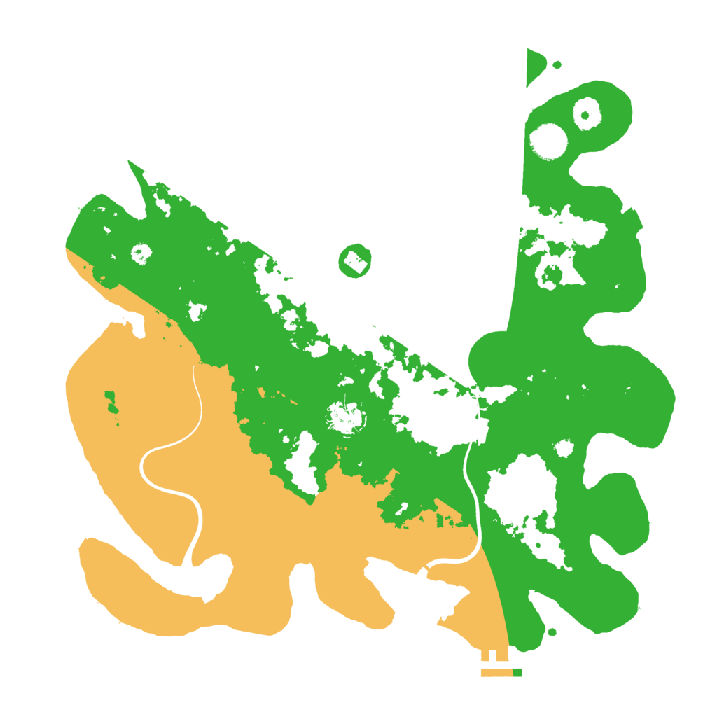 Biome Rust Map: Procedural Map, Size: 3550, Seed: 532833