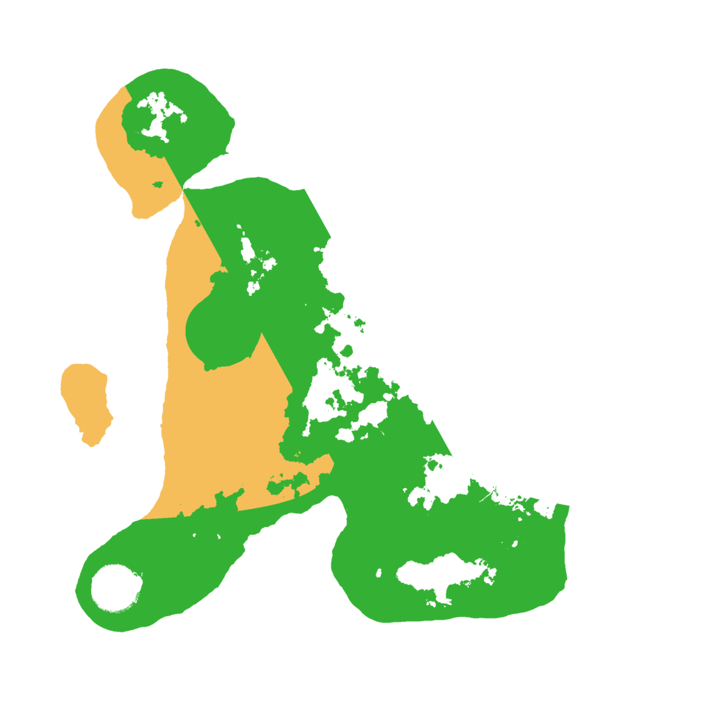 Biome Rust Map: Barren, Size: 2650, Seed: 1752947853