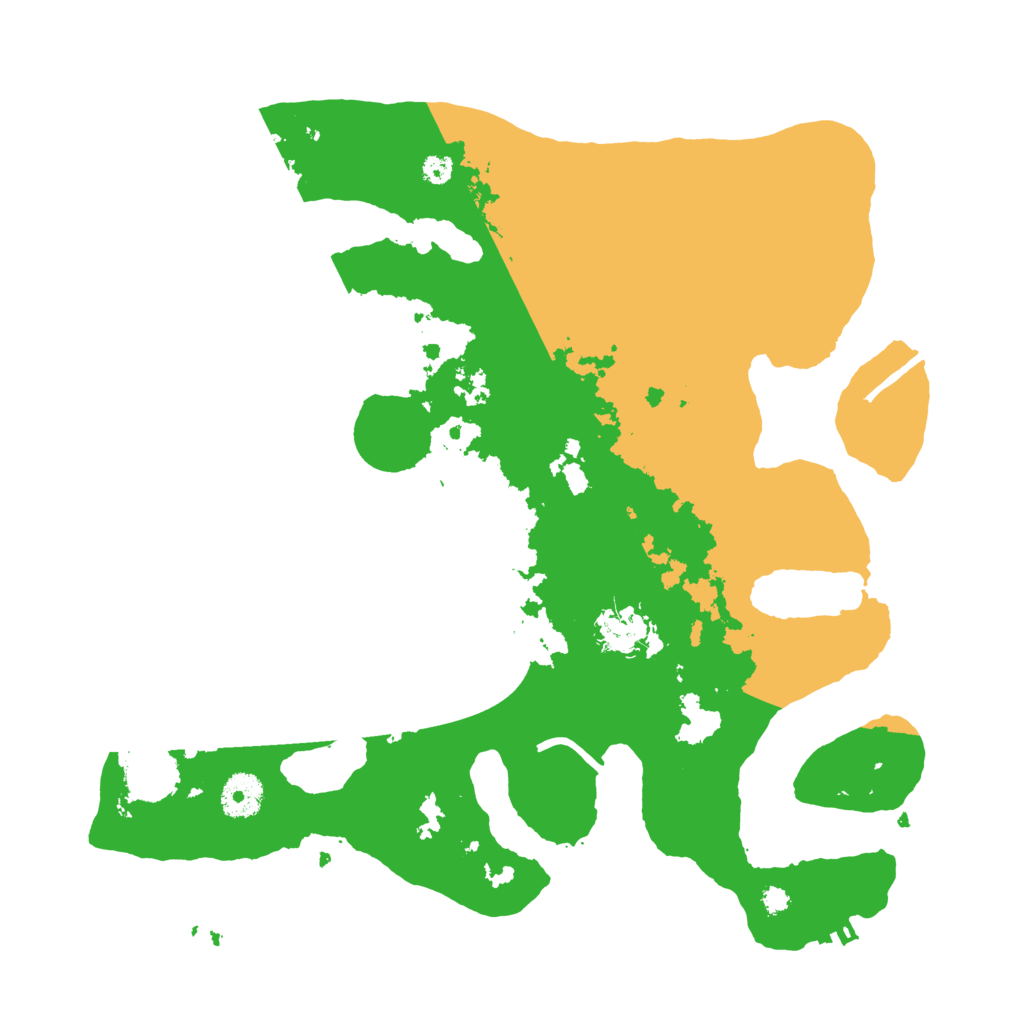 Biome Rust Map: Procedural Map, Size: 3550, Seed: 298092