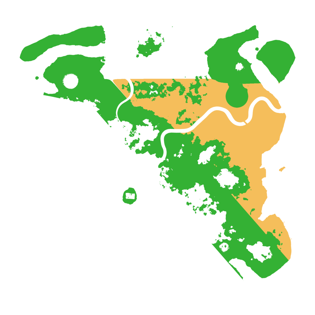 Biome Rust Map: Procedural Map, Size: 3700, Seed: 1830856480