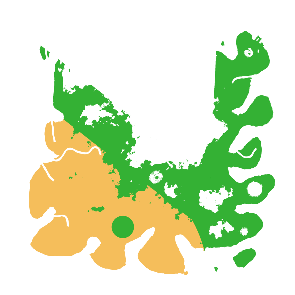 Biome Rust Map: Procedural Map, Size: 3500, Seed: 1231