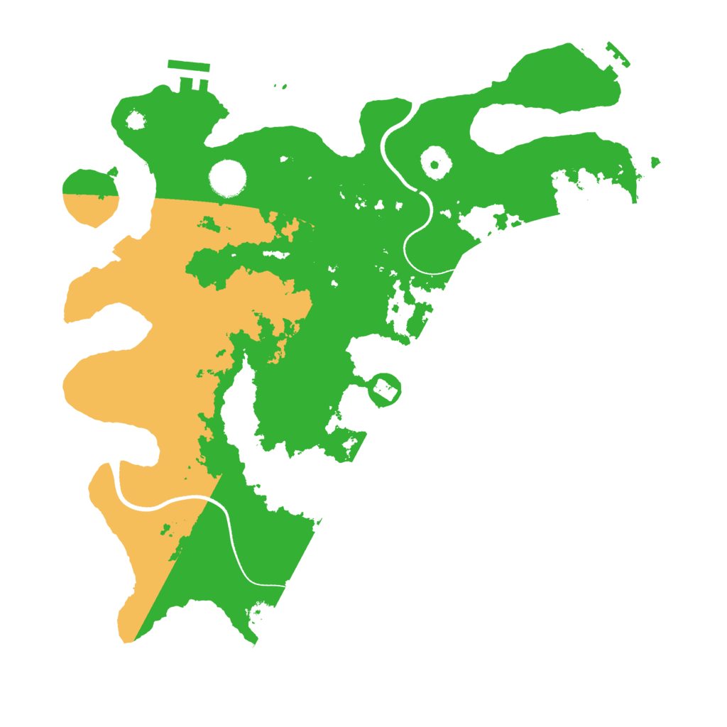 Biome Rust Map: Procedural Map, Size: 3500, Seed: 589547271
