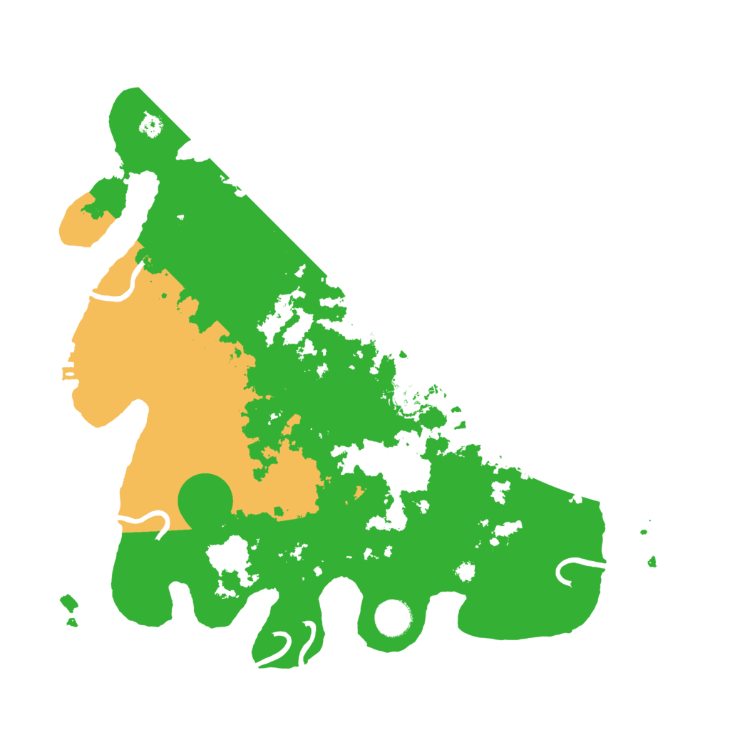 Biome Rust Map: Procedural Map, Size: 3501, Seed: 1317074218