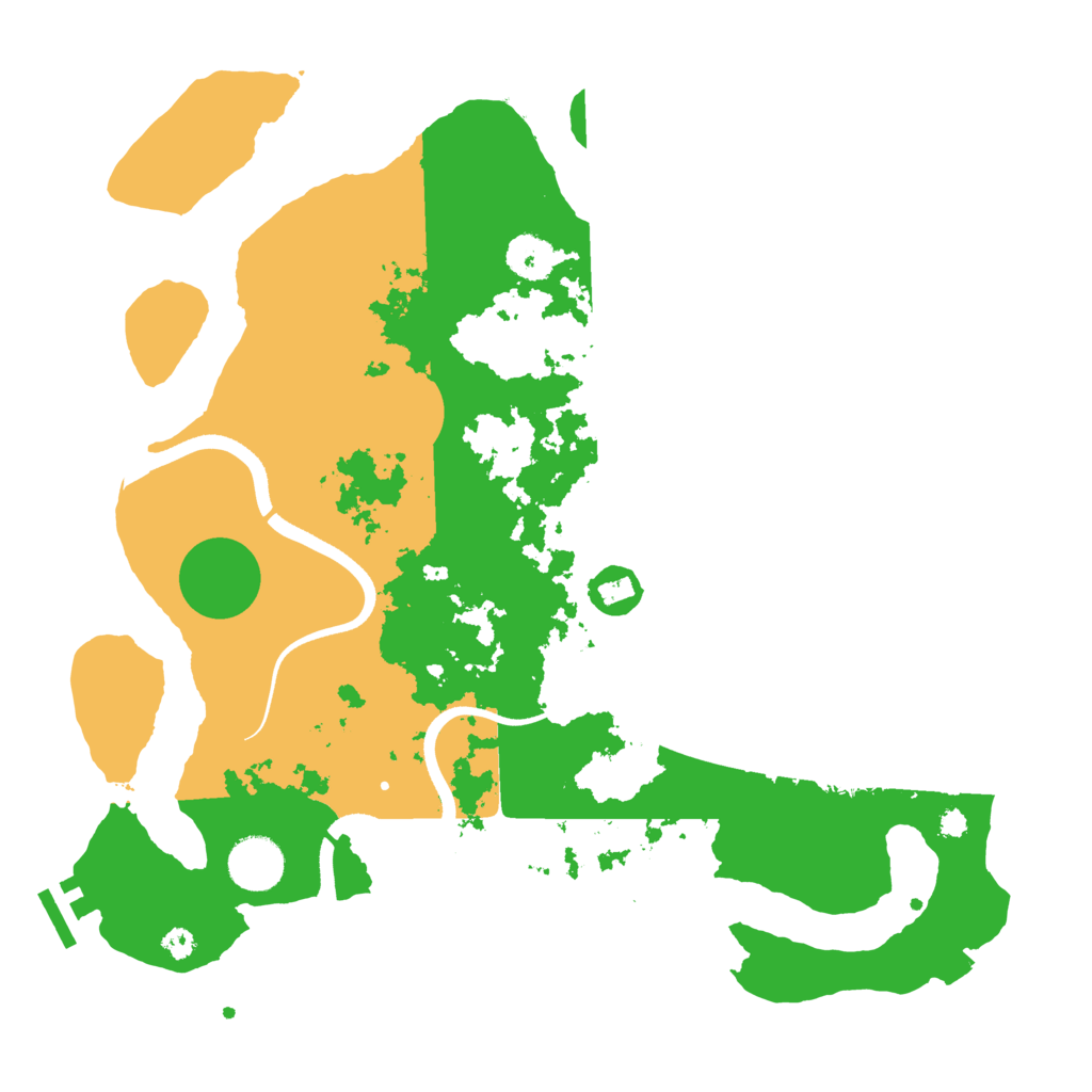 Biome Rust Map: Procedural Map, Size: 3550, Seed: 915428