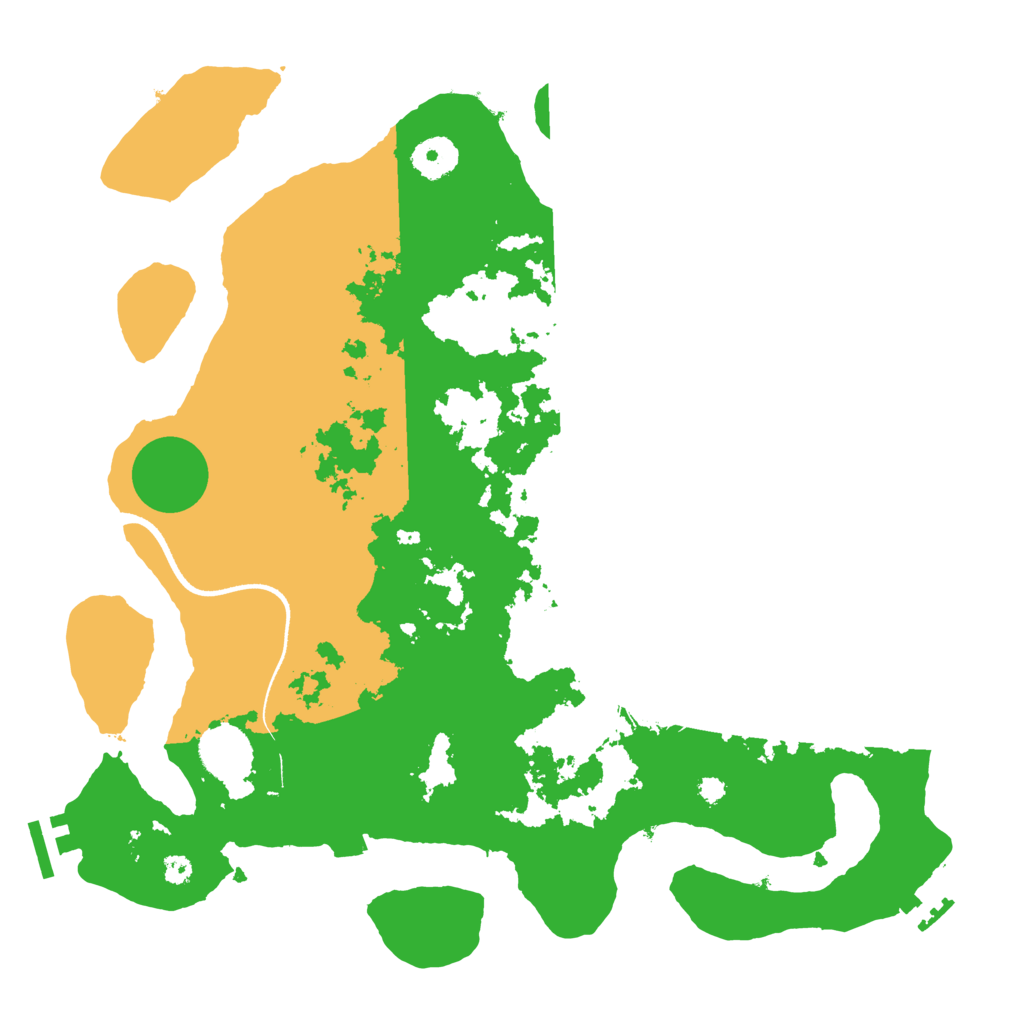 Biome Rust Map: Procedural Map, Size: 3550, Seed: 915428