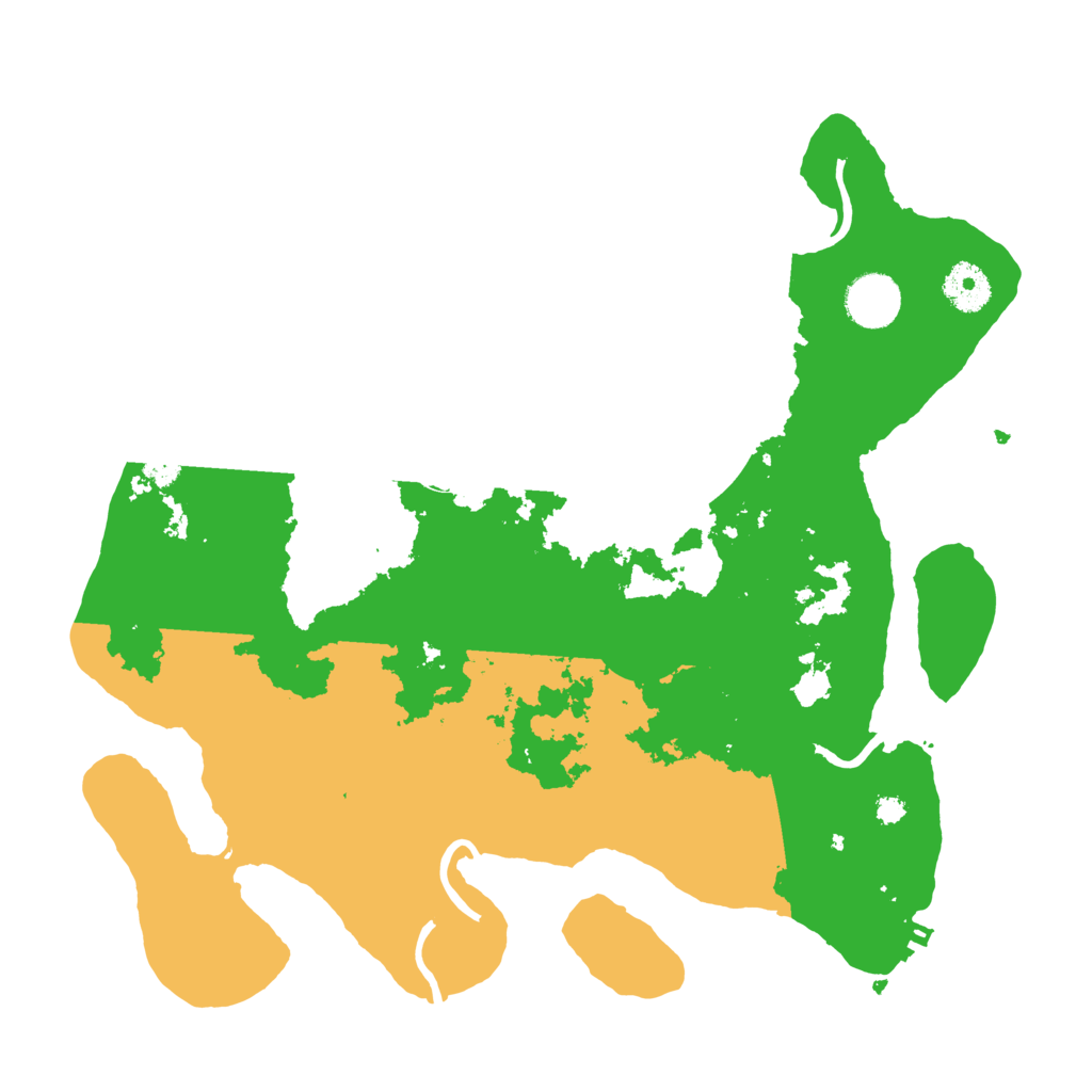 Biome Rust Map: Procedural Map, Size: 3500, Seed: 367313699