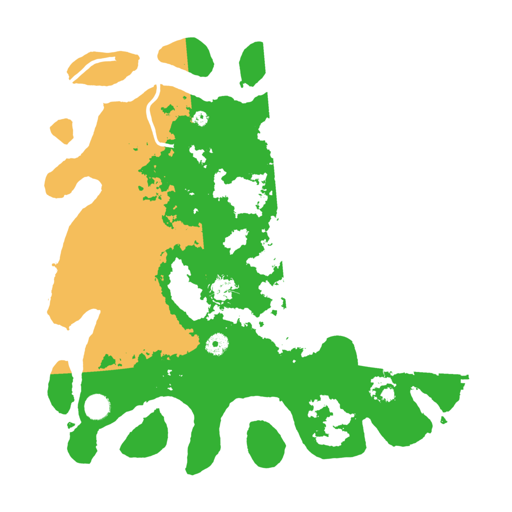 Biome Rust Map: Procedural Map, Size: 3500, Seed: 358357446