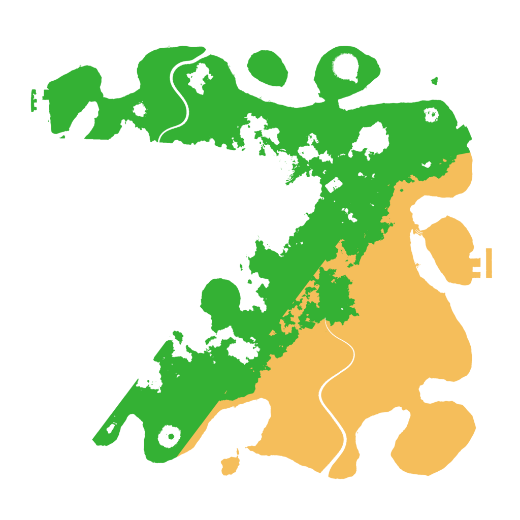 Biome Rust Map: Procedural Map, Size: 3550, Seed: 329710