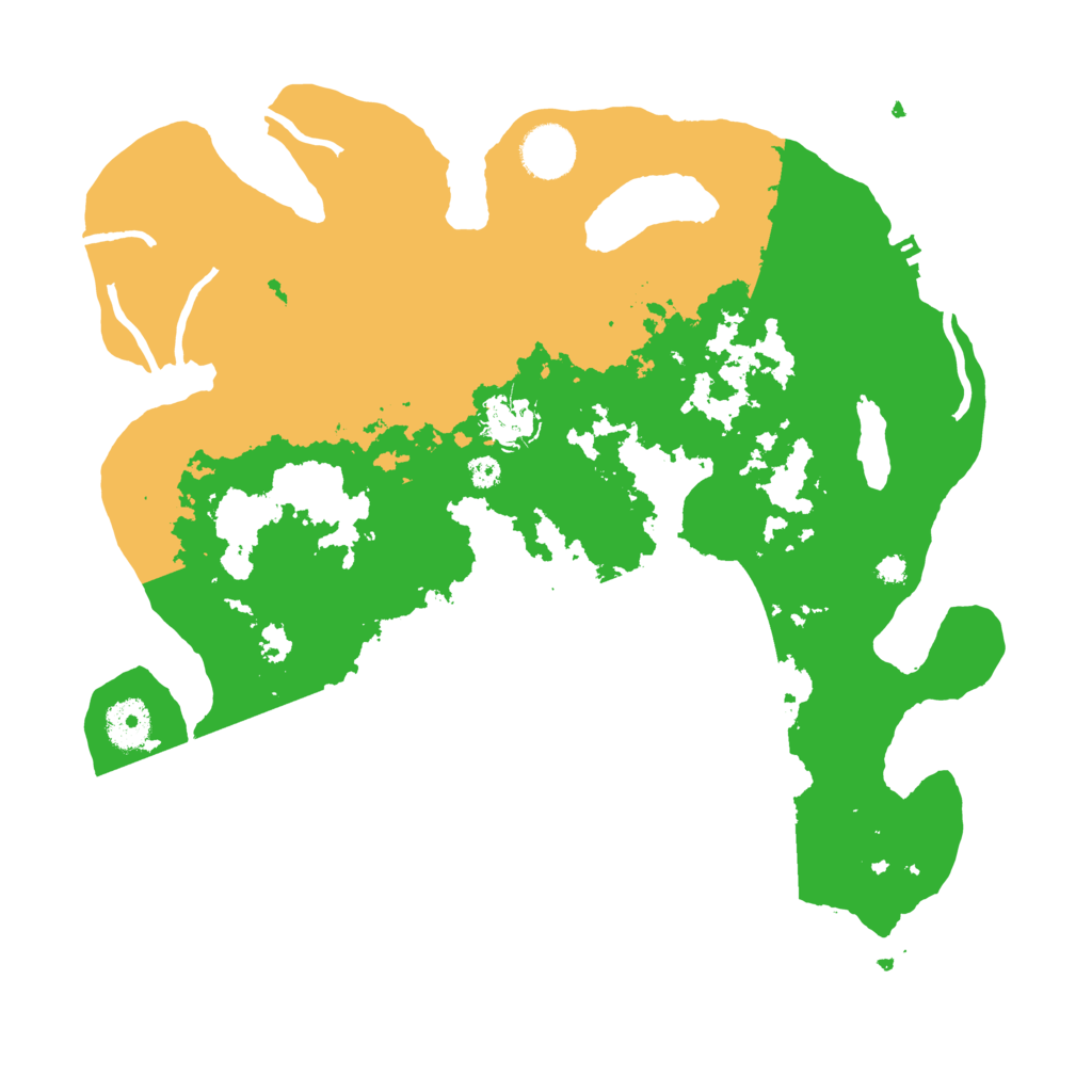 Biome Rust Map: Procedural Map, Size: 3500, Seed: 465371273