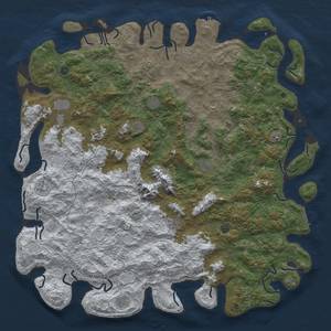Thumbnail Rust Map: Procedural Map, Size: 6000, Seed: 6000, 20 Monuments