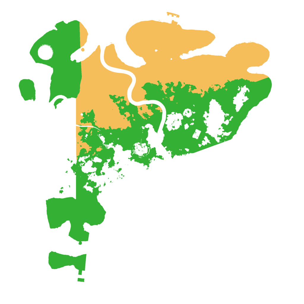 Biome Rust Map: Procedural Map, Size: 3550, Seed: 319393