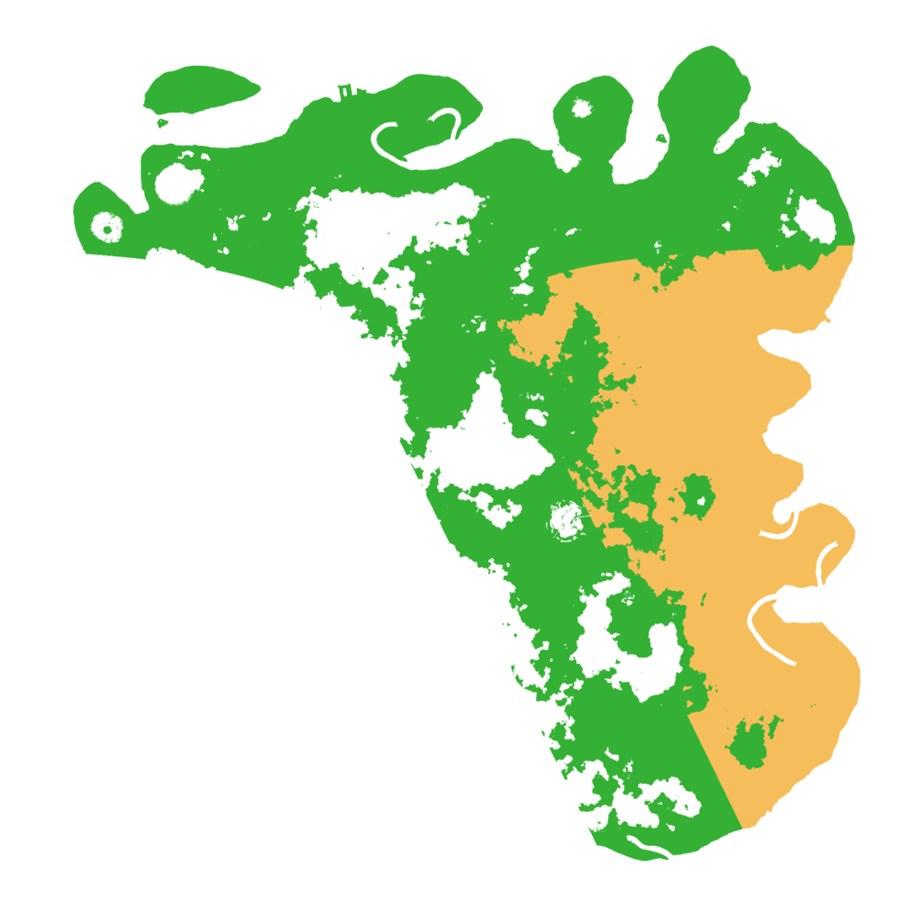 Biome Rust Map: Procedural Map, Size: 4500, Seed: 5855