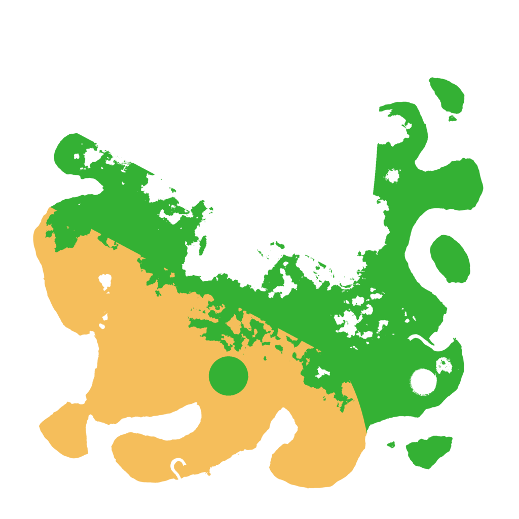 Biome Rust Map: Procedural Map, Size: 3500, Seed: 1243445