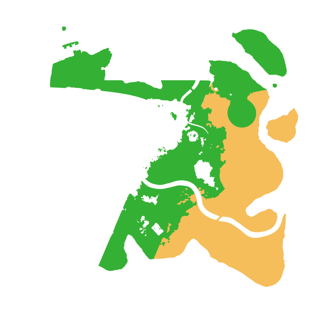 Biome Rust Map: Procedural Map, Size: 3000, Seed: 45826