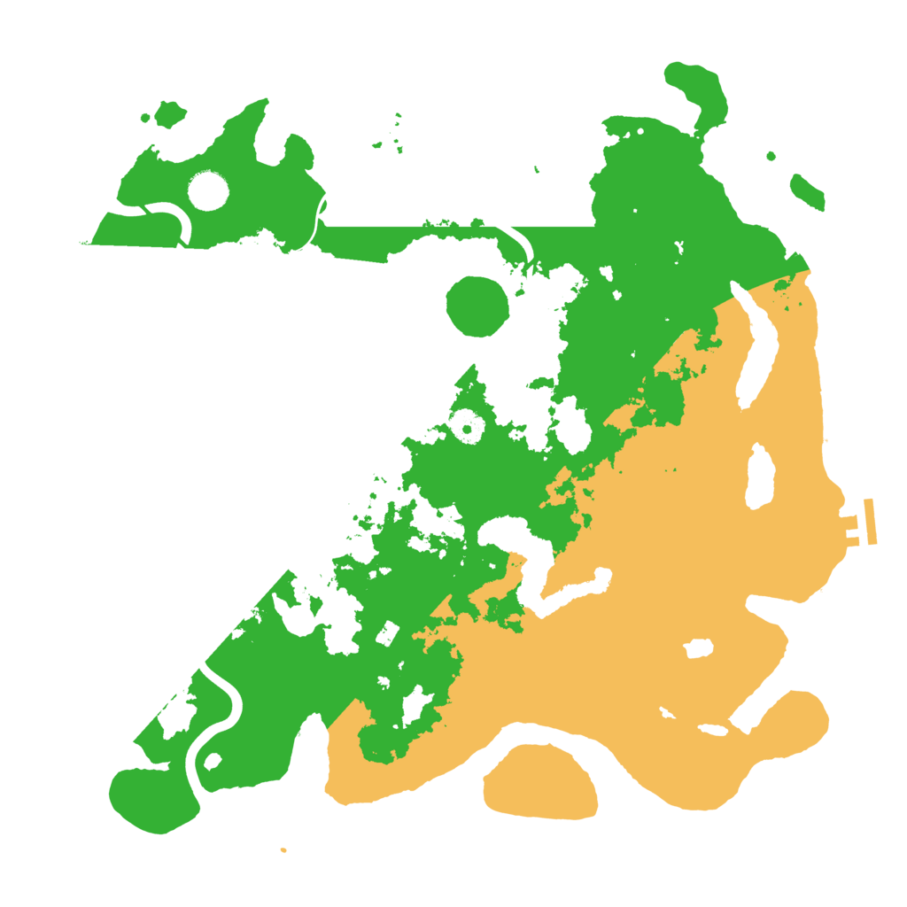 Biome Rust Map: Procedural Map, Size: 4000, Seed: 300300587
