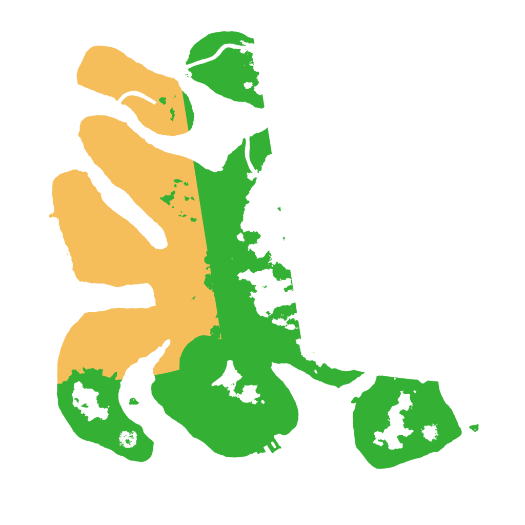 Biome Rust Map: Procedural Map, Size: 3000, Seed: 124349354