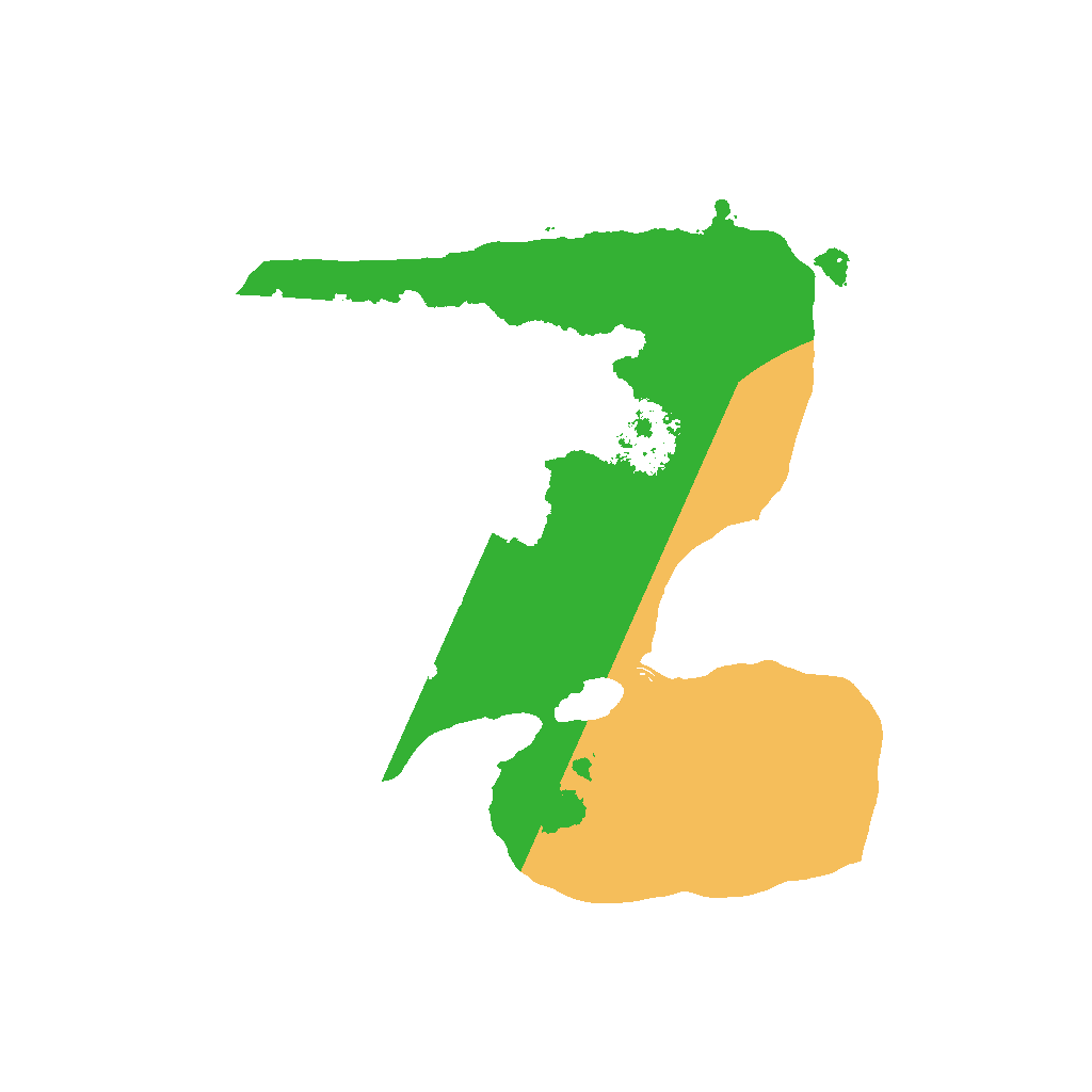 Biome Rust Map: Procedural Map, Size: 1500, Seed: 50550663