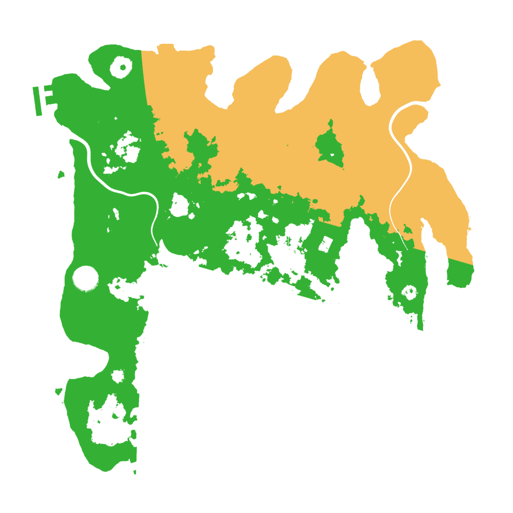 Biome Rust Map: Procedural Map, Size: 3550, Seed: 310000