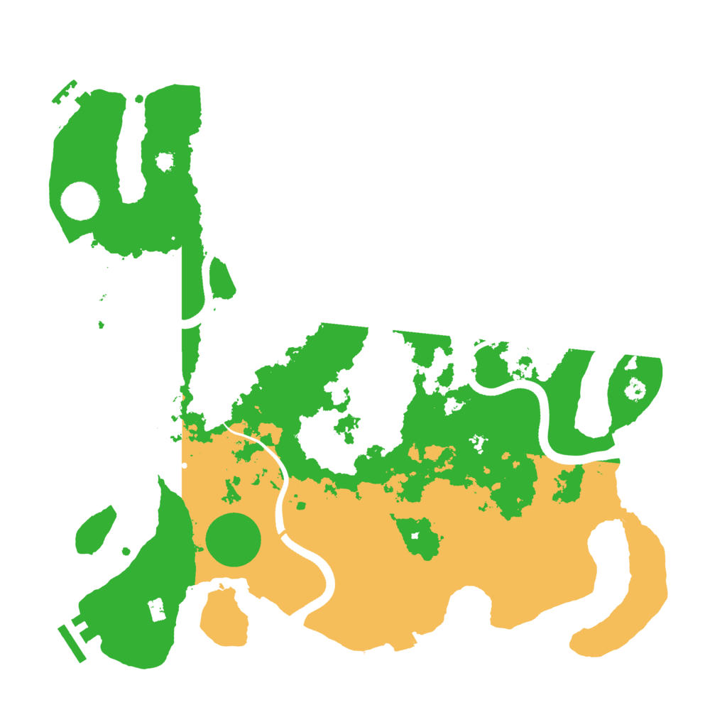 Biome Rust Map: Procedural Map, Size: 3550, Seed: 133563