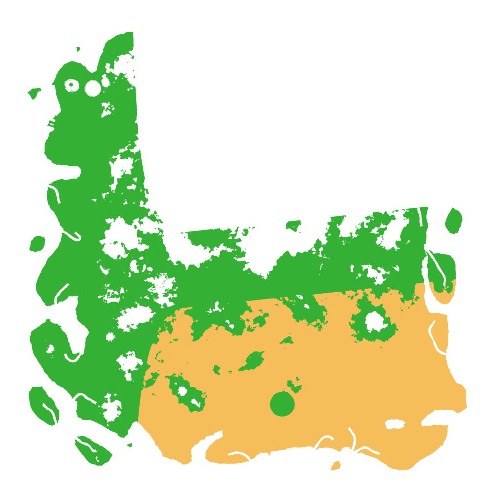 Biome Rust Map: Procedural Map, Size: 5400, Seed: 7781663