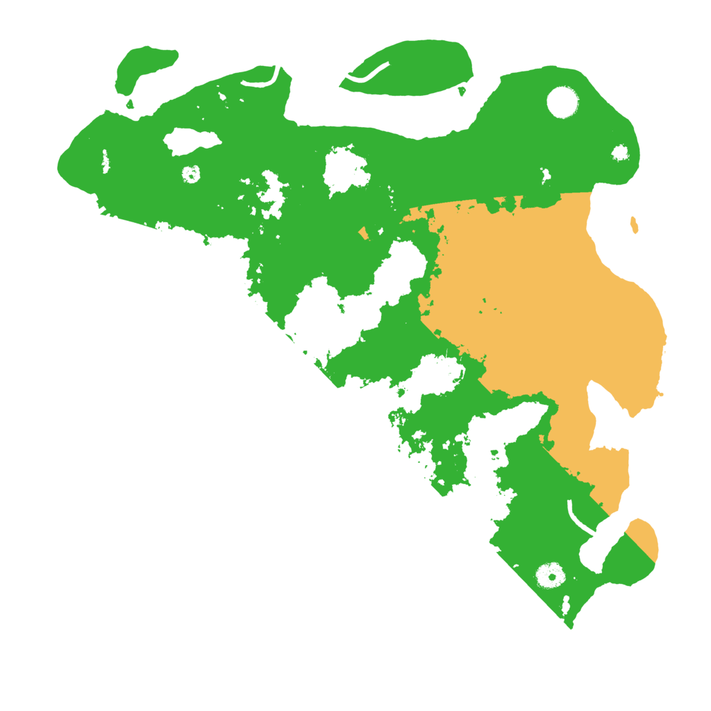Biome Rust Map: Procedural Map, Size: 4000, Seed: 38372