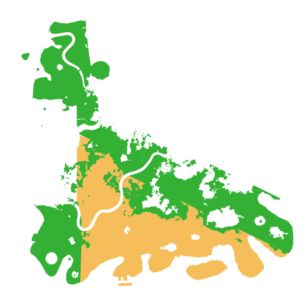 Biome Rust Map: Procedural Map, Size: 4550, Seed: 777