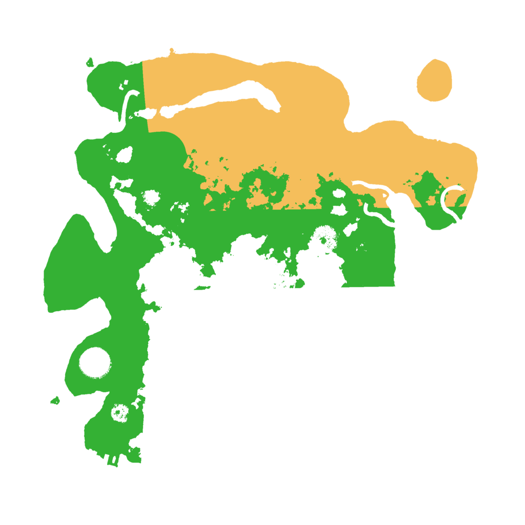 Biome Rust Map: Procedural Map, Size: 3000, Seed: 182839