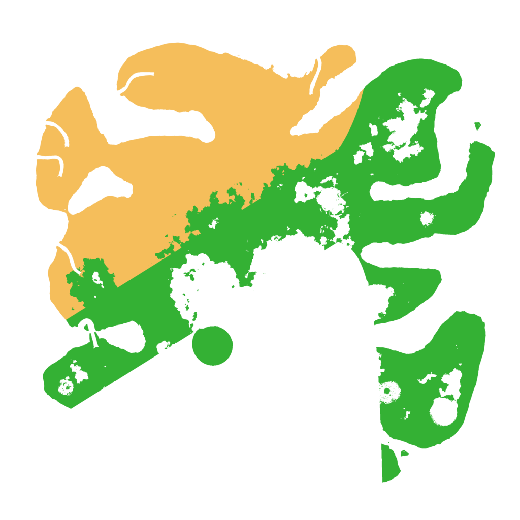 Biome Rust Map: Procedural Map, Size: 3500, Seed: 244473887