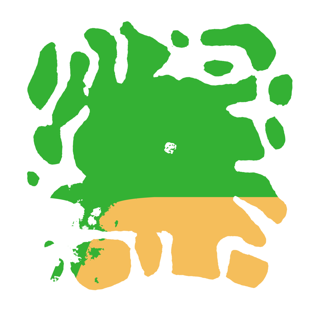 Biome Rust Map: Barren, Size: 4000, Seed: 12345