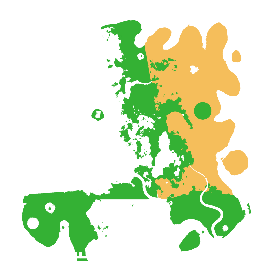 Biome Rust Map: Procedural Map, Size: 4000, Seed: 43178