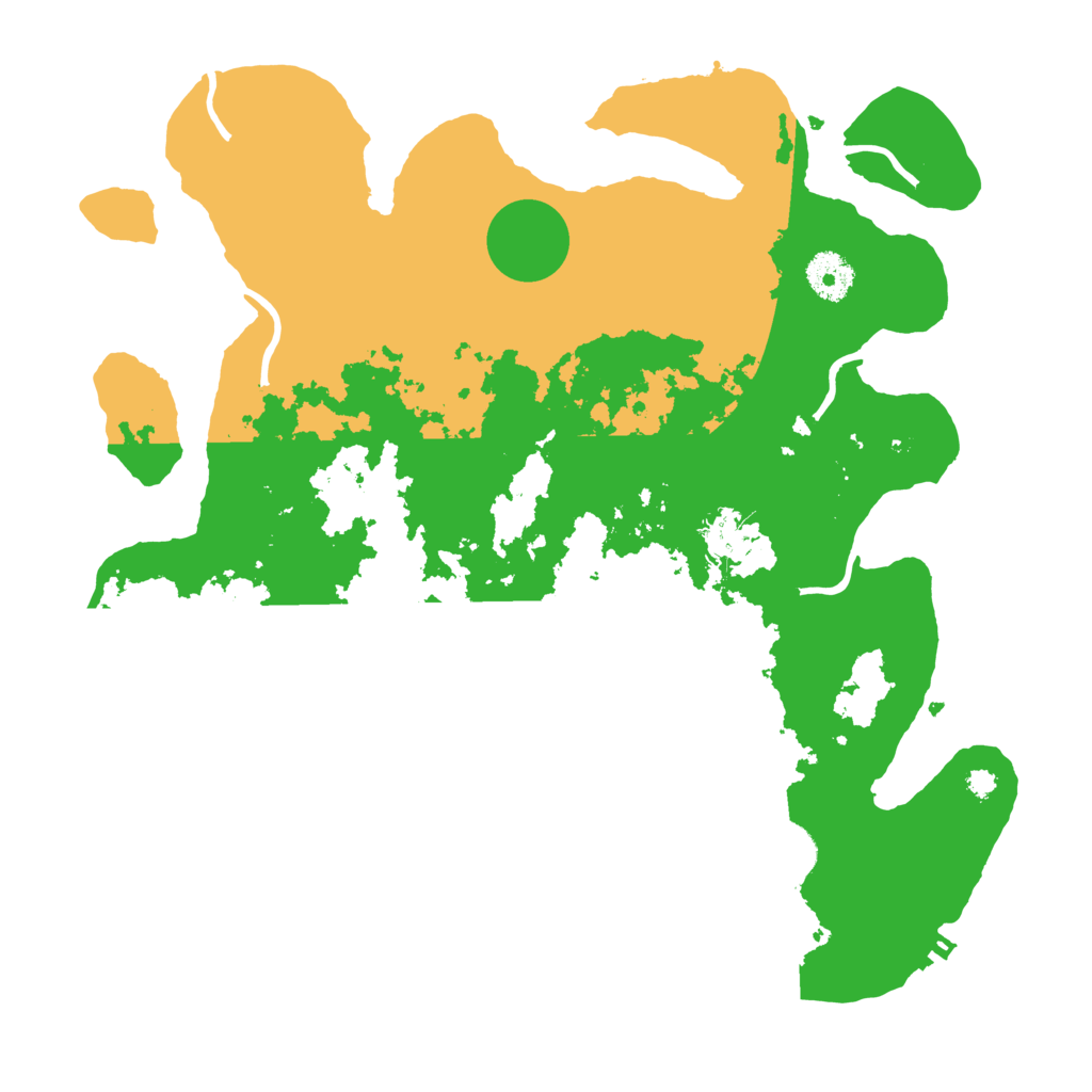 Biome Rust Map: Procedural Map, Size: 3500, Seed: 863427455