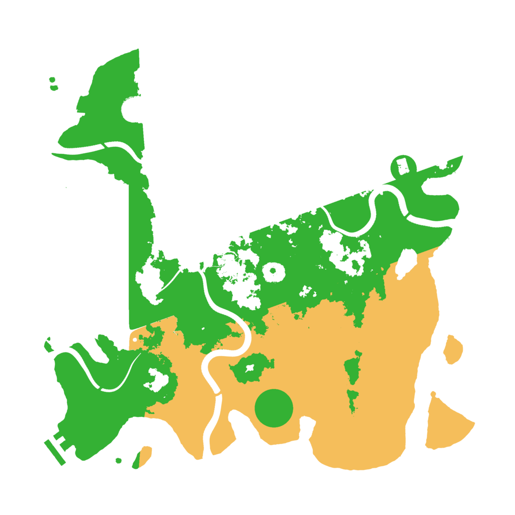 Biome Rust Map: Procedural Map, Size: 3550, Seed: 352391