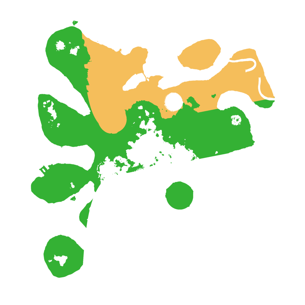 Biome Rust Map: Procedural Map, Size: 3000, Seed: 1608396827