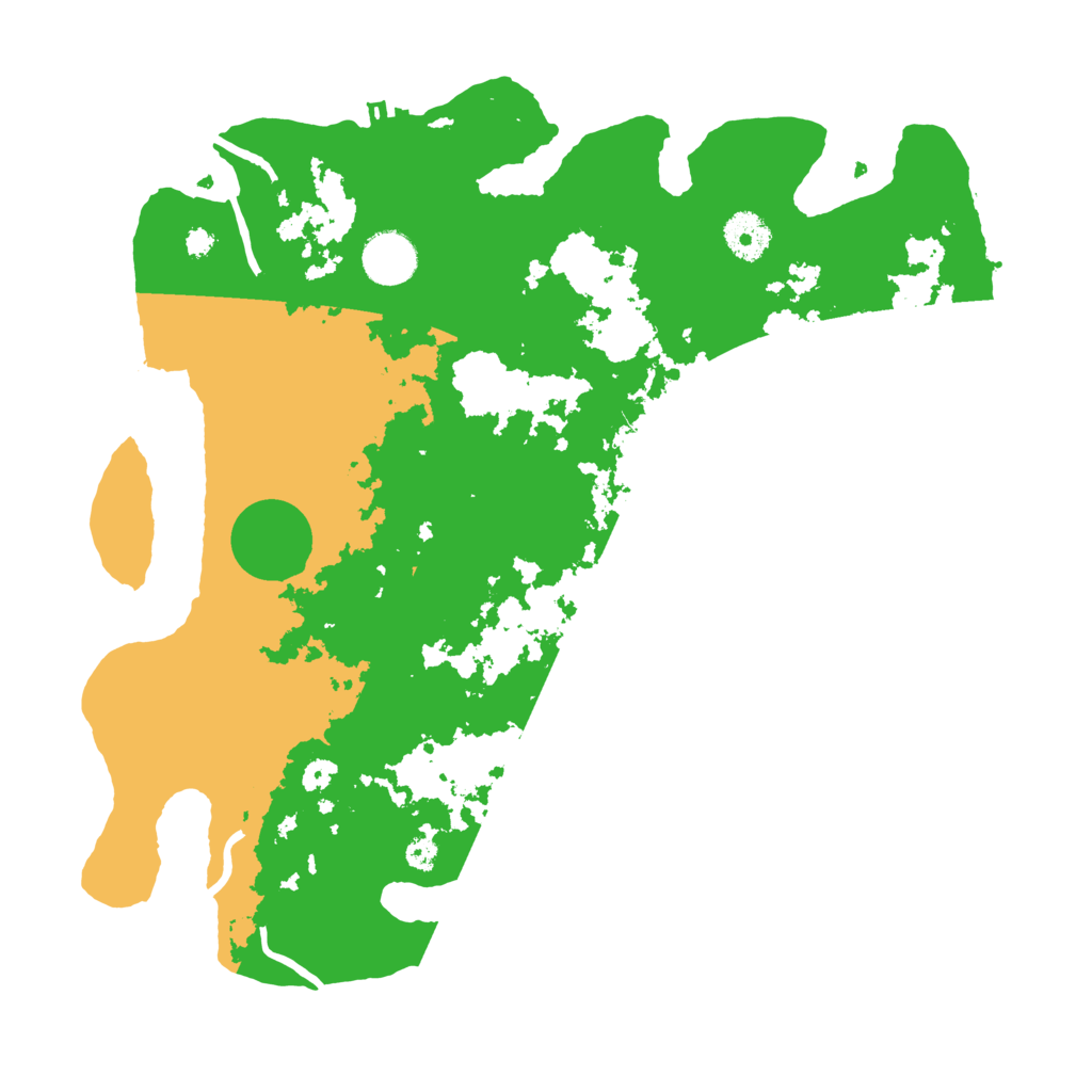 Biome Rust Map: Procedural Map, Size: 3550, Seed: 677522