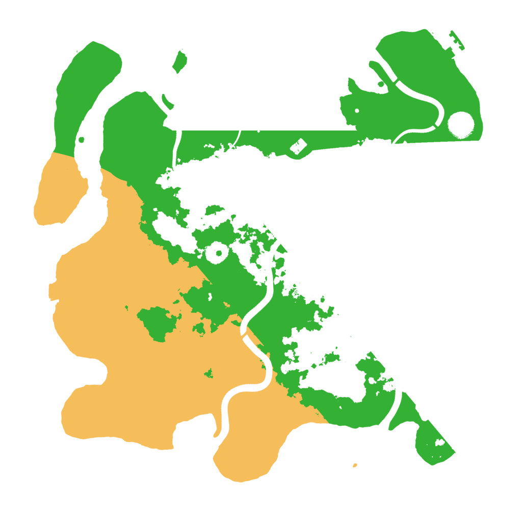 Biome Rust Map: Procedural Map, Size: 3550, Seed: 773737