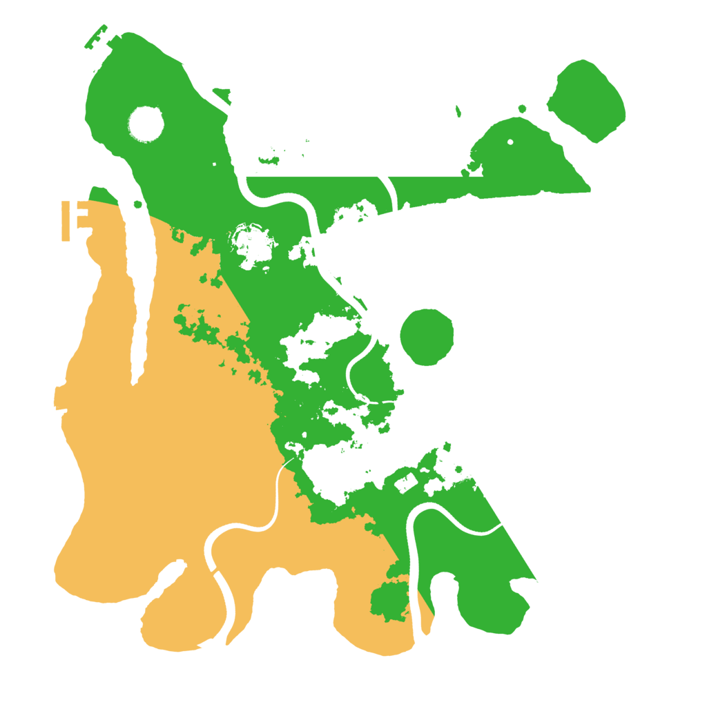 Biome Rust Map: Procedural Map, Size: 3550, Seed: 552343