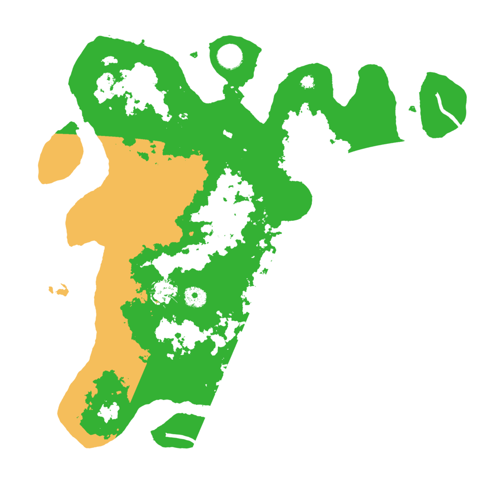 Biome Rust Map: Procedural Map, Size: 3500, Seed: 23