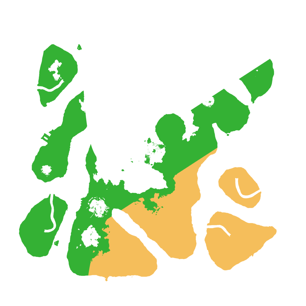 Biome Rust Map: Procedural Map, Size: 2845, Seed: 13810
