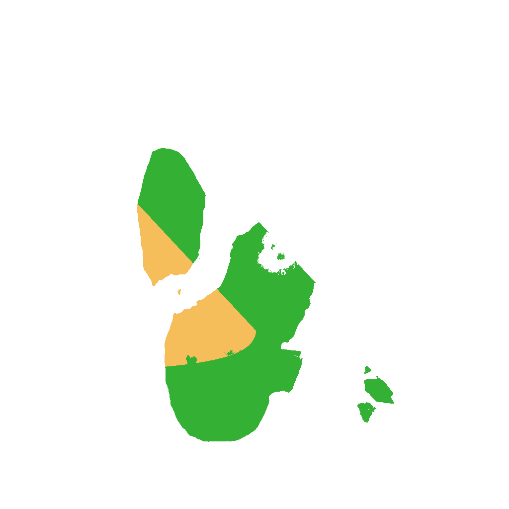 Biome Rust Map: Procedural Map, Size: 1400, Seed: 71024615