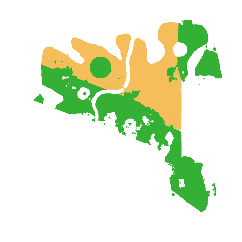 Biome Rust Map: Procedural Map, Size: 3000, Seed: 247140627