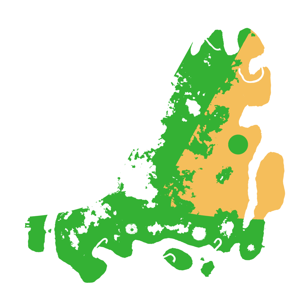 Biome Rust Map: Procedural Map, Size: 4000, Seed: 489200