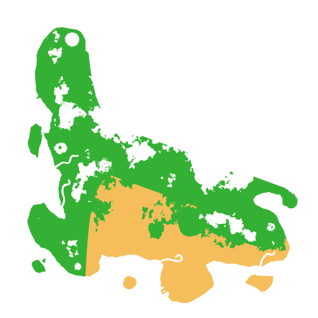 Biome Rust Map: Procedural Map, Size: 4000, Seed: 299448