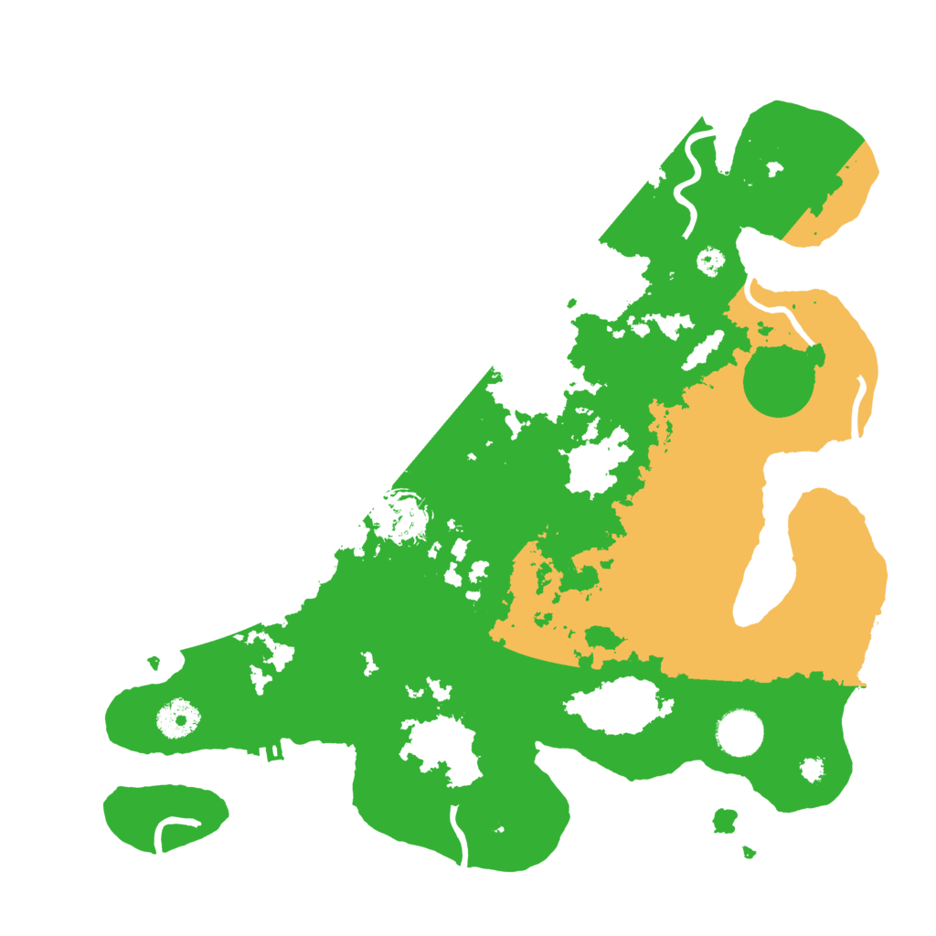 Biome Rust Map: Procedural Map, Size: 3500, Seed: 31509