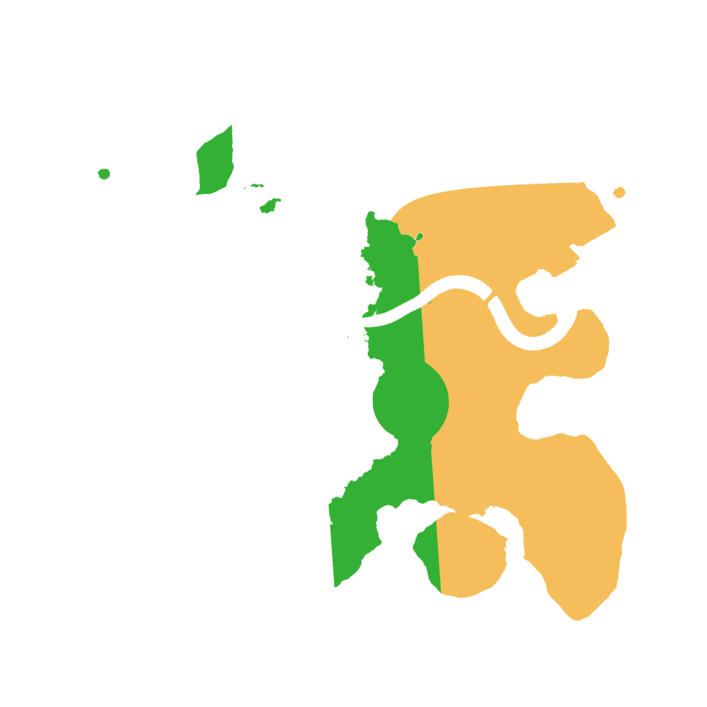 Biome Rust Map: Procedural Map, Size: 2500, Seed: 100