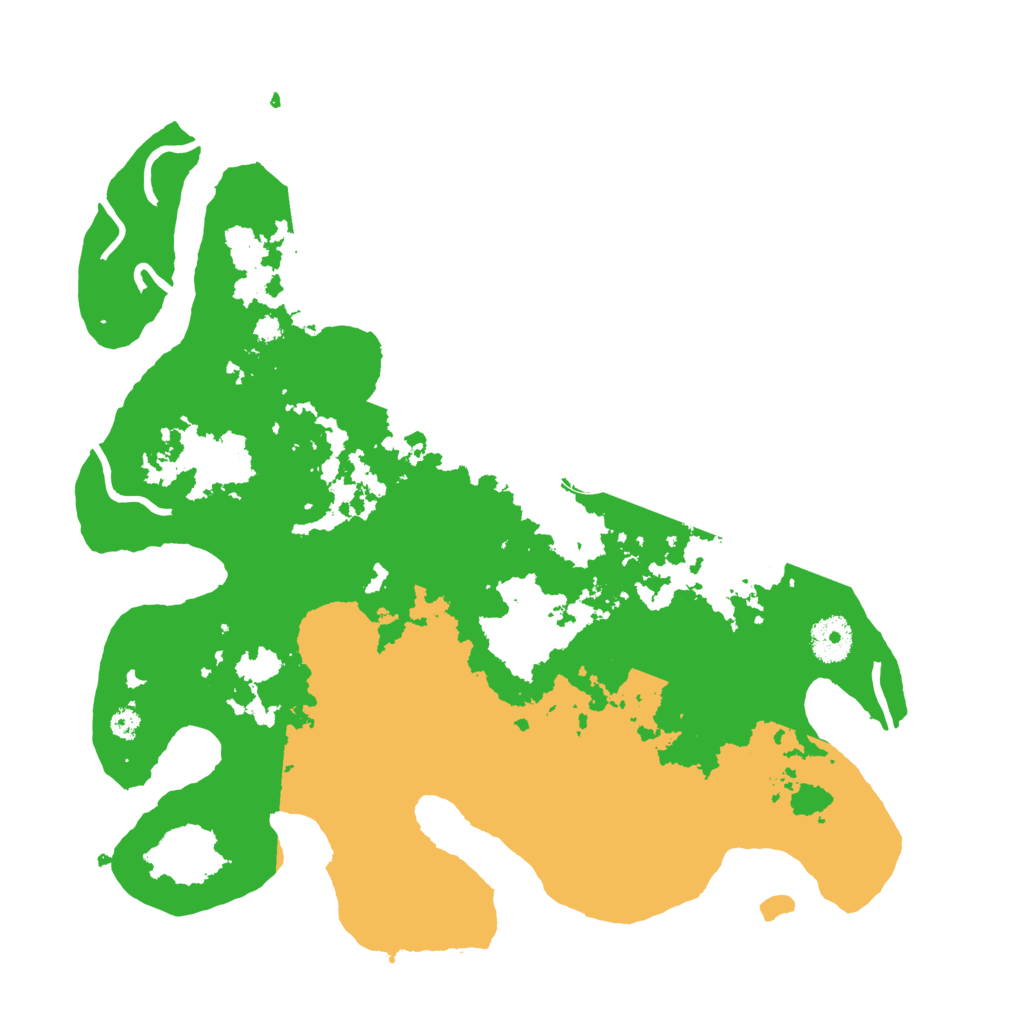 Biome Rust Map: Procedural Map, Size: 3500, Seed: 163