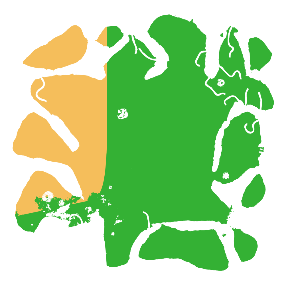 Biome Rust Map: Procedural Map, Size: 4000, Seed: 1250703482