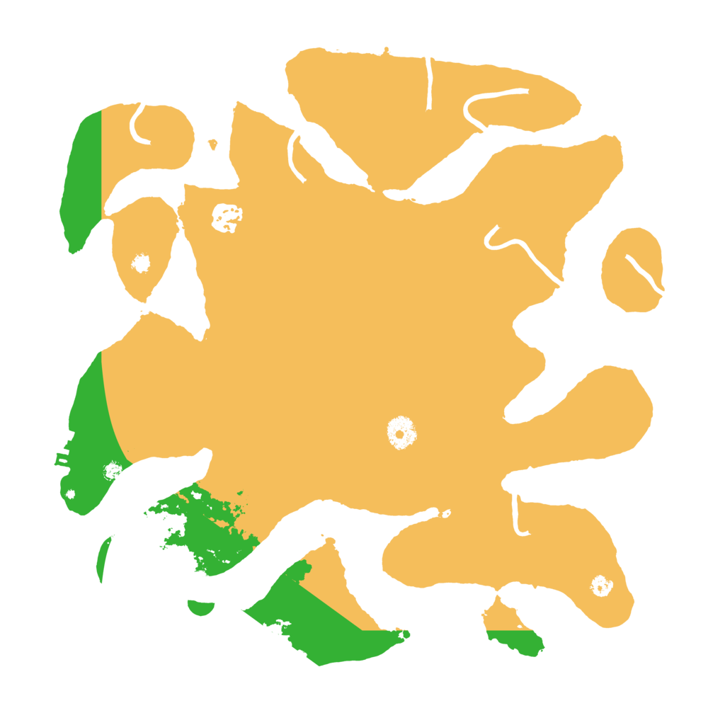 Biome Rust Map: Procedural Map, Size: 3550, Seed: 301161