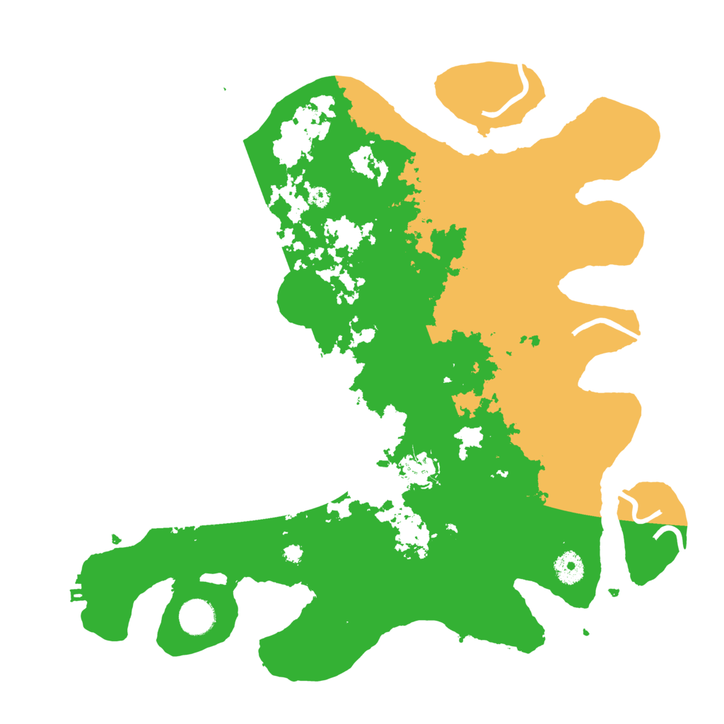 Biome Rust Map: Procedural Map, Size: 3550, Seed: 588253